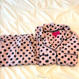 Victoria’s Secret Polka Dot pajamas   - Pink and Black